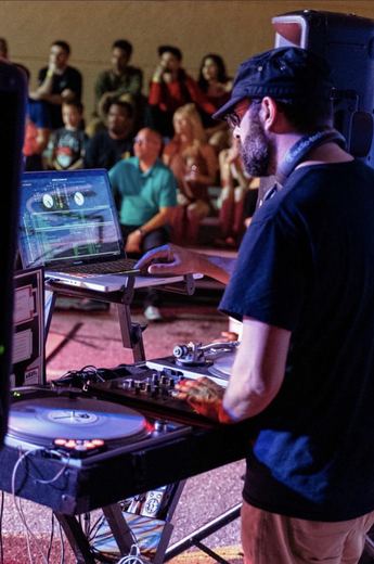 DJ Chief on the decks